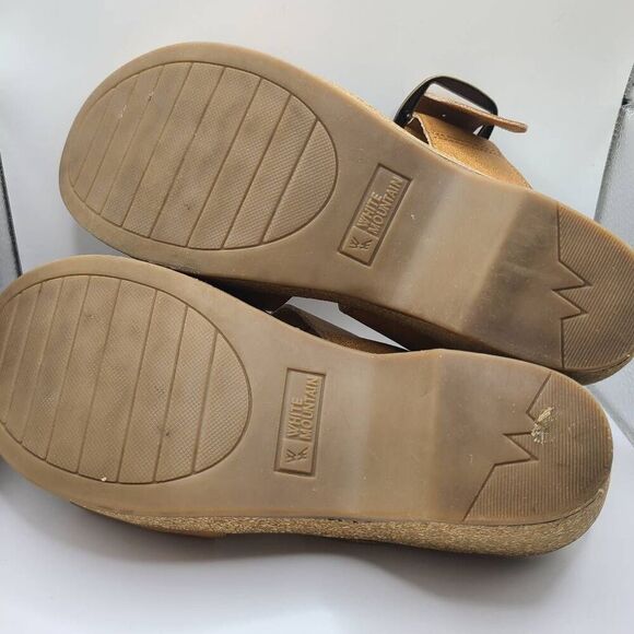 White mountain footbeds open toed clogs Size 8M - Picture 9 of 10